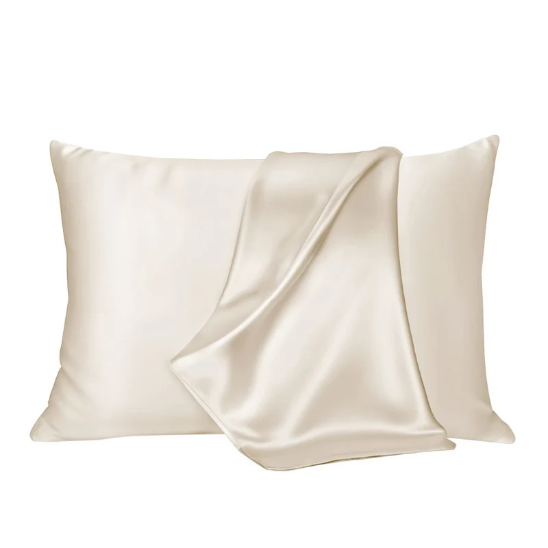 Wonderful 22 Momme Mulberry Silk Pillowcase, 100% Pure Silk Pillowcase