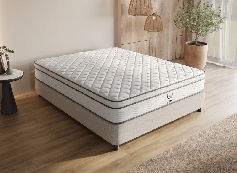 Matelas hybride ressorts ensachés 160 x 200 cm épaisseur 25 cm MARIUS
