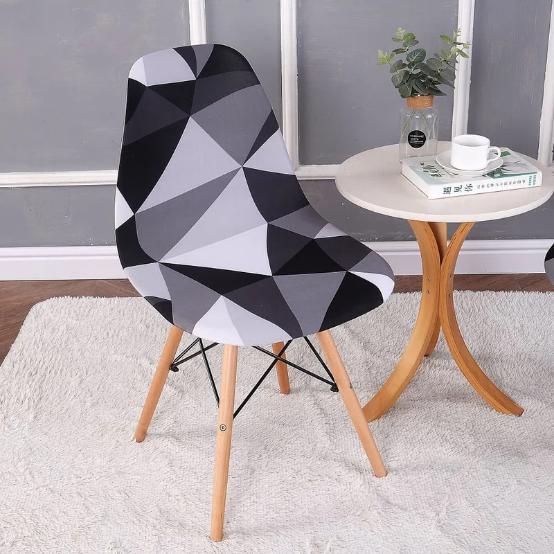 Housse chaise Scandinave Géométrique