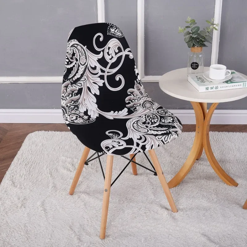 Housse chaise Scandinave Noir et Blanc