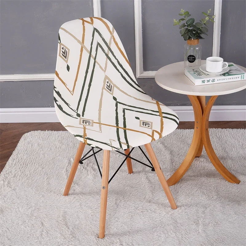 Housse chaise Scandinave Moderne Blanche
