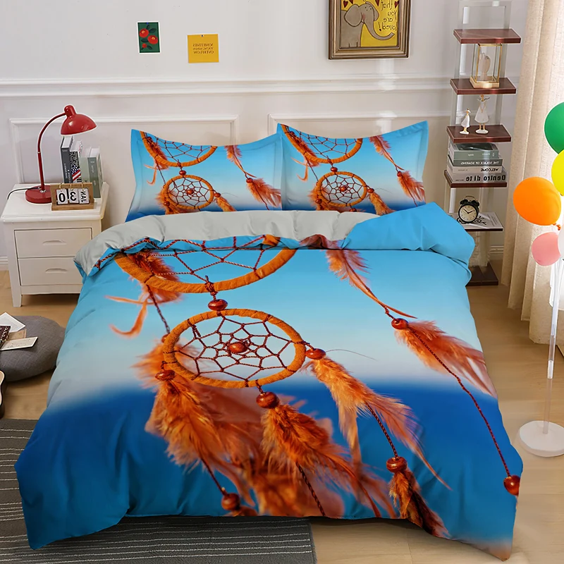 Housse de Couette Attrape Rêve Bleu Ciel
