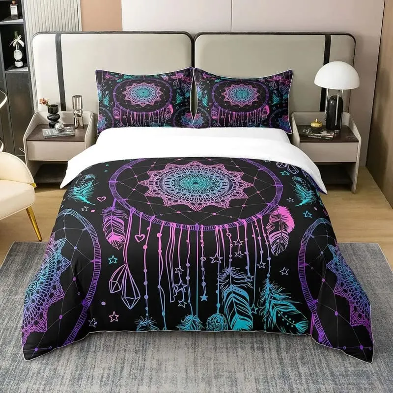 Housse de Couette Attrape Rêve Mandala