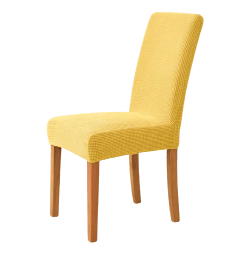 Housse de chaise Extensible Jaune