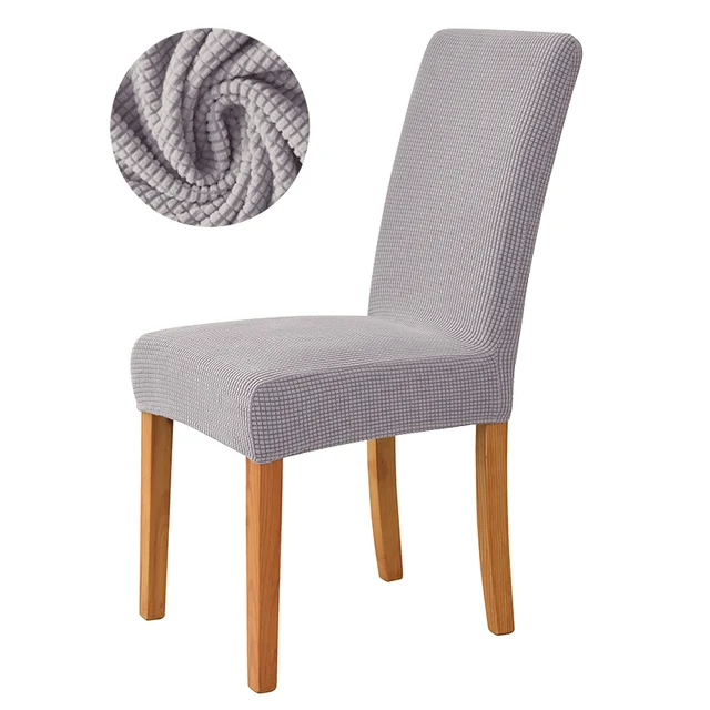 Housse de chaise Extensible Gris Clair