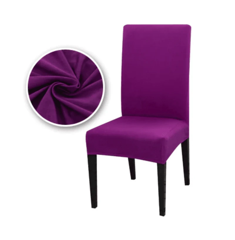 Housse de Chaise Extensible Lilas