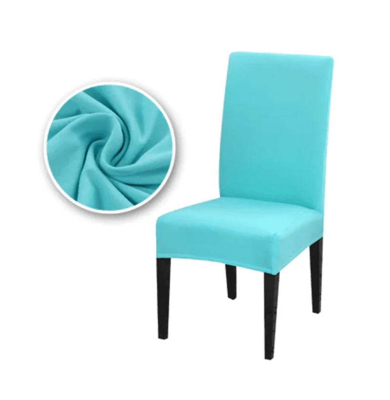 Housse de Chaise Extensible Turquoise