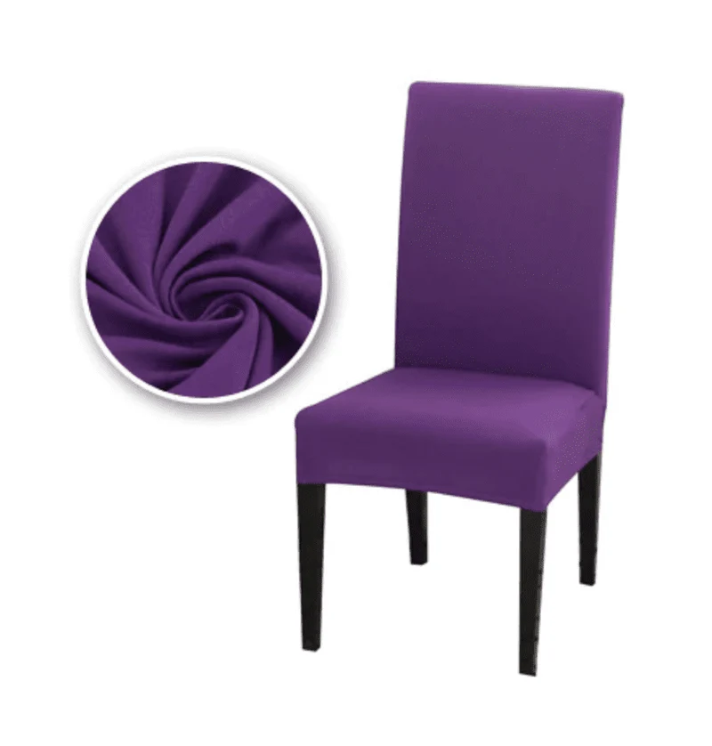 Housse de Chaise Extensible Violette