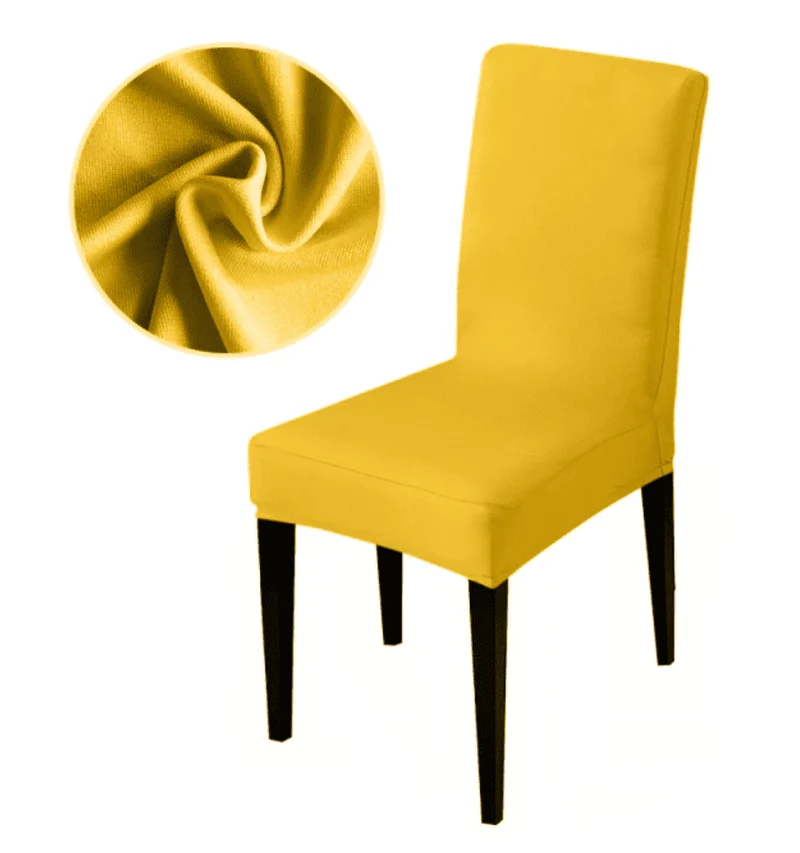 Housse de Chaise Extensible Jaune