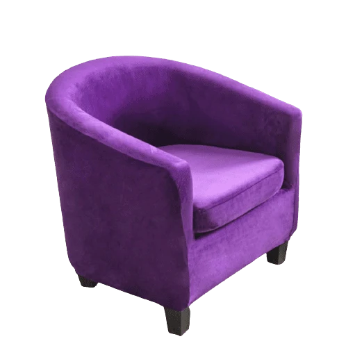 Housse fauteuil Cabriolet Velours Violet