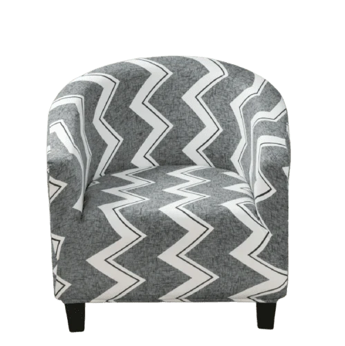 Housse fauteuil Cabriolet Gris et Blanc