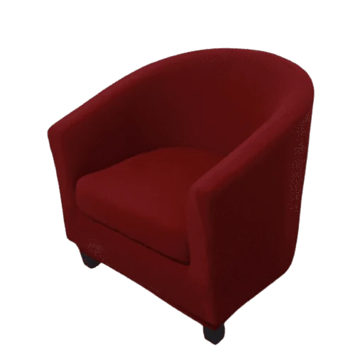 Housse fauteuil Cabriolet Rouge Cerise