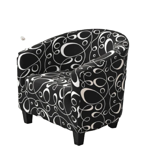 Housse fauteuil Cabriolet Tendance Noir