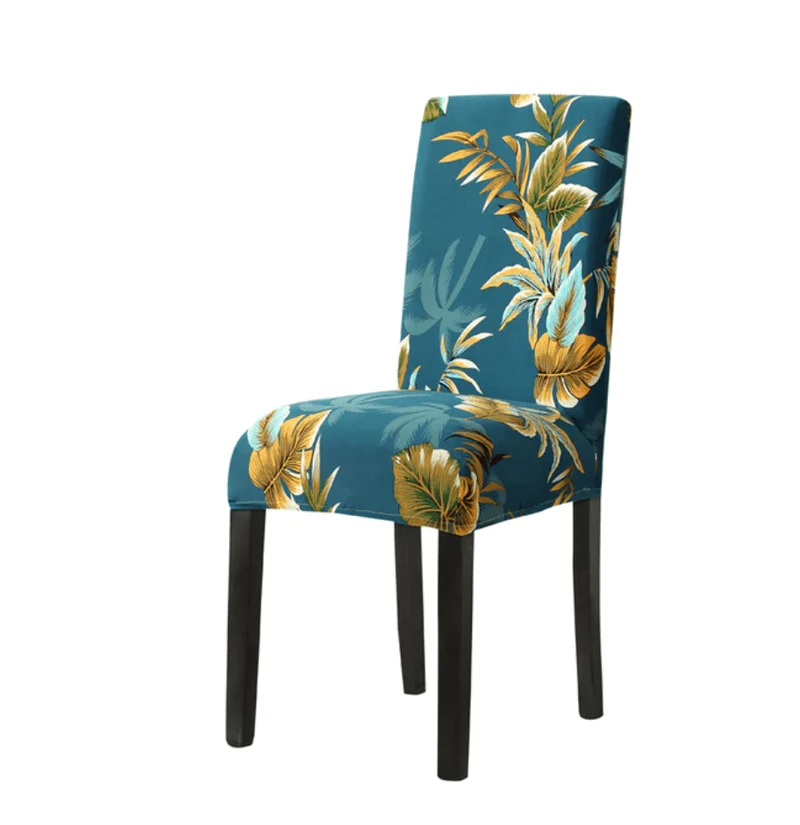Housse de Chaise Extensible Vintage Fleurie