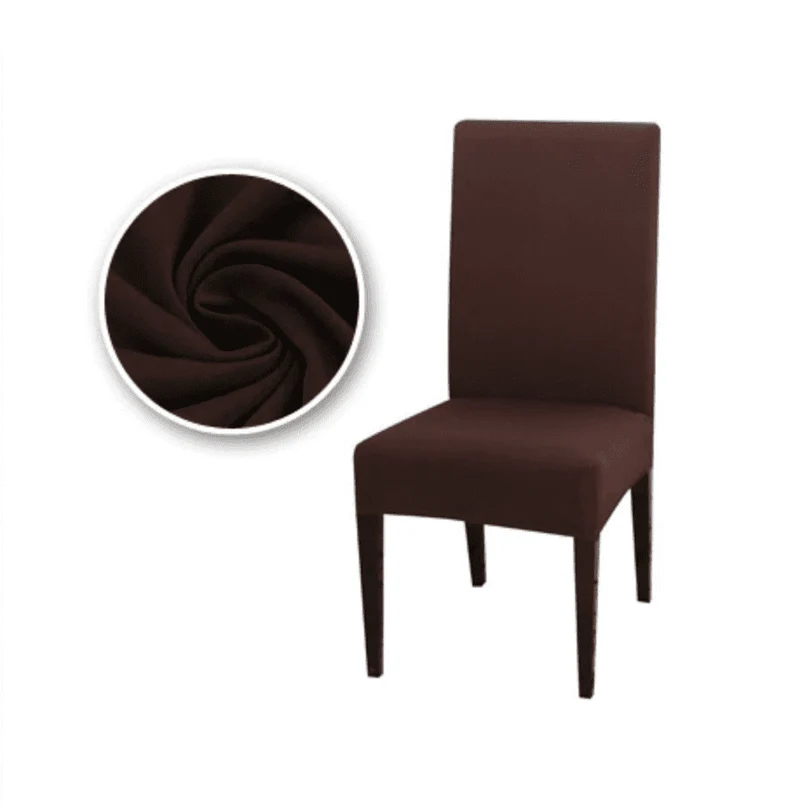 Housse de Chaise Extensible Marron