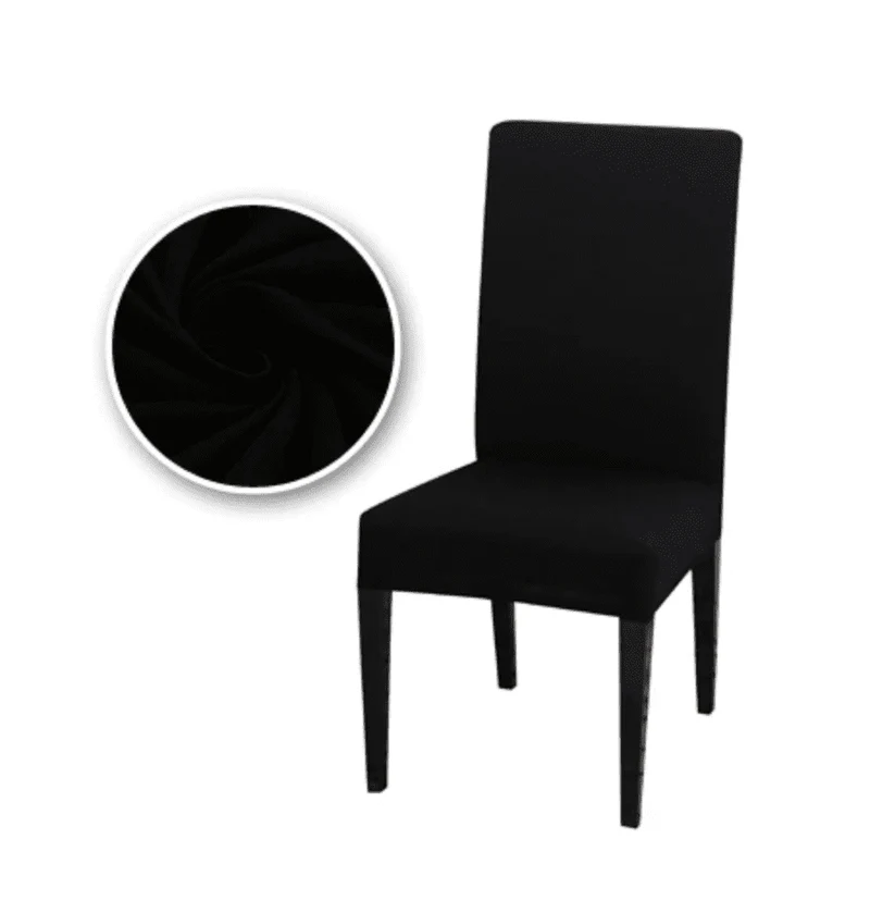 Housse de Chaise Extensible Noir