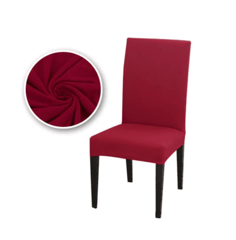 Housse de Chaise Extensible Rouge