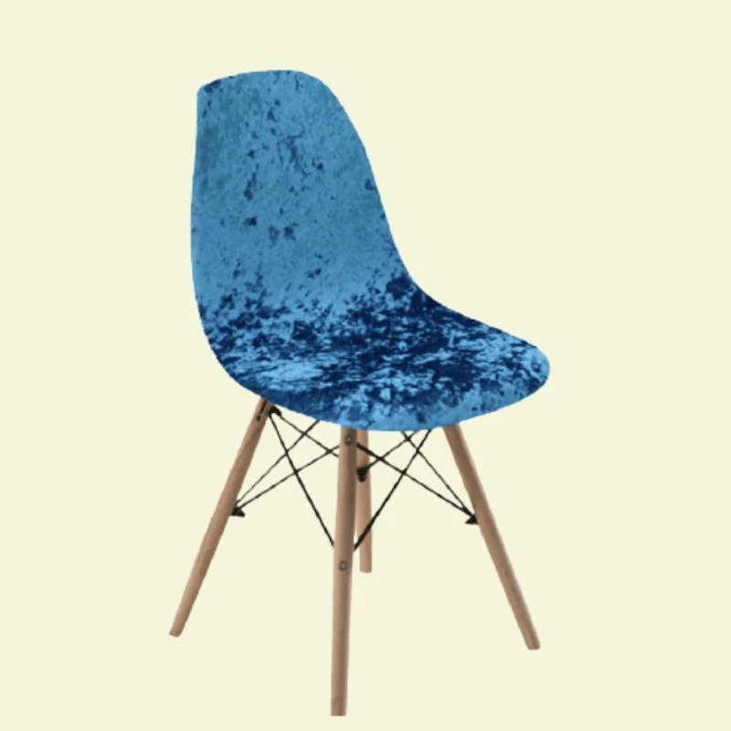 Housse chaise Scandinave Tendance Bleu