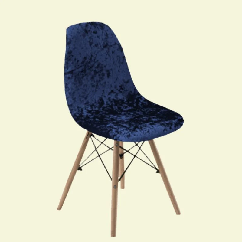 Housse chaise Scandinave Tendance Bleu Marine