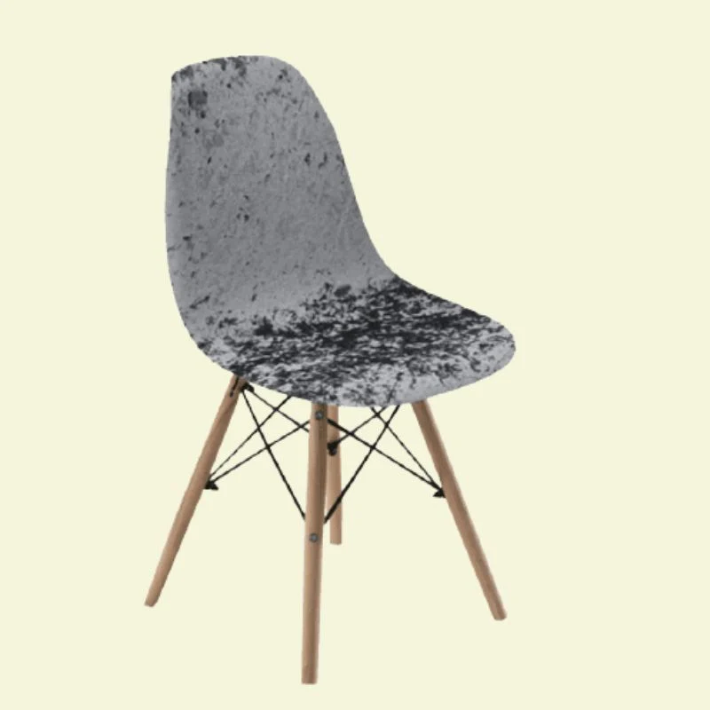 Housse chaise Scandinave Tendance Gris Foncé