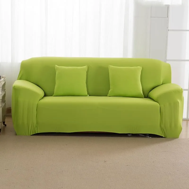 Housse de Canapé Extensible Vert Pomme