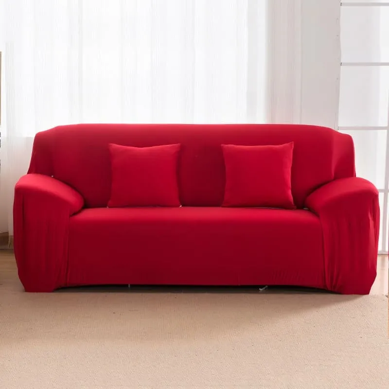 Housse de Canapé Extensible Rouge