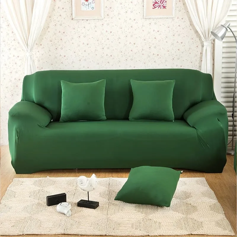Housse de Canapé Extensible Vert