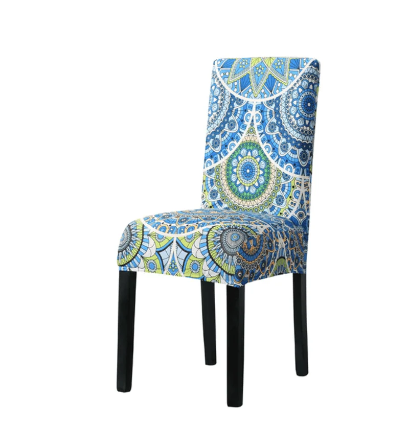 Housse de chaise Design Bleu