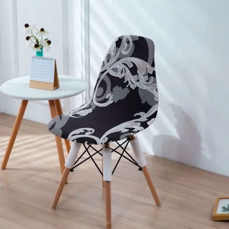 Housse chaise Scandinave Vintage Noir et Gris