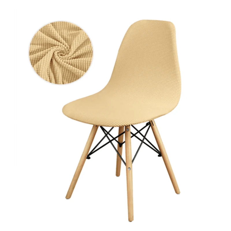 Housse chaise Scandinave Champagne