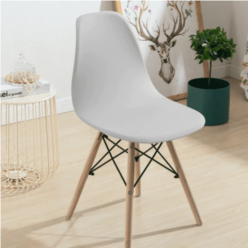 Housse chaise Scandinave Gris clair