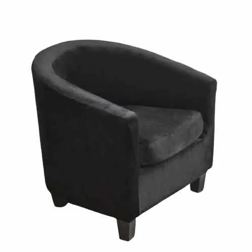 Housse fauteuil Cabriolet Velours Noir