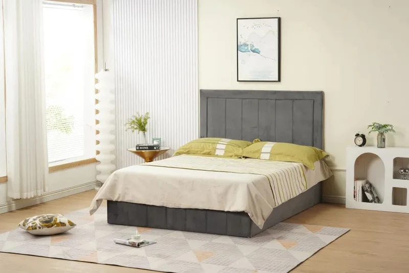 Cadre de lit POLO velours 160x200cm