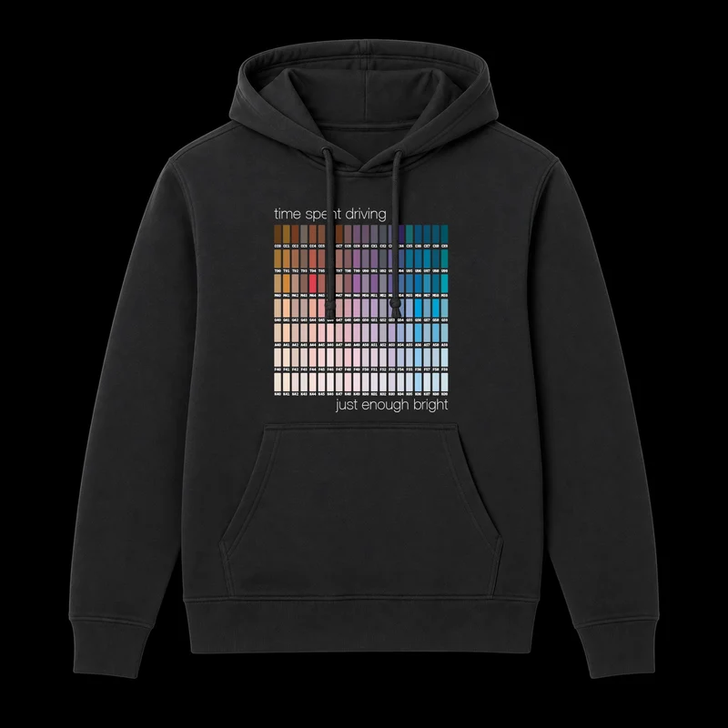 Just Enough Bright - Swatches Hoodie