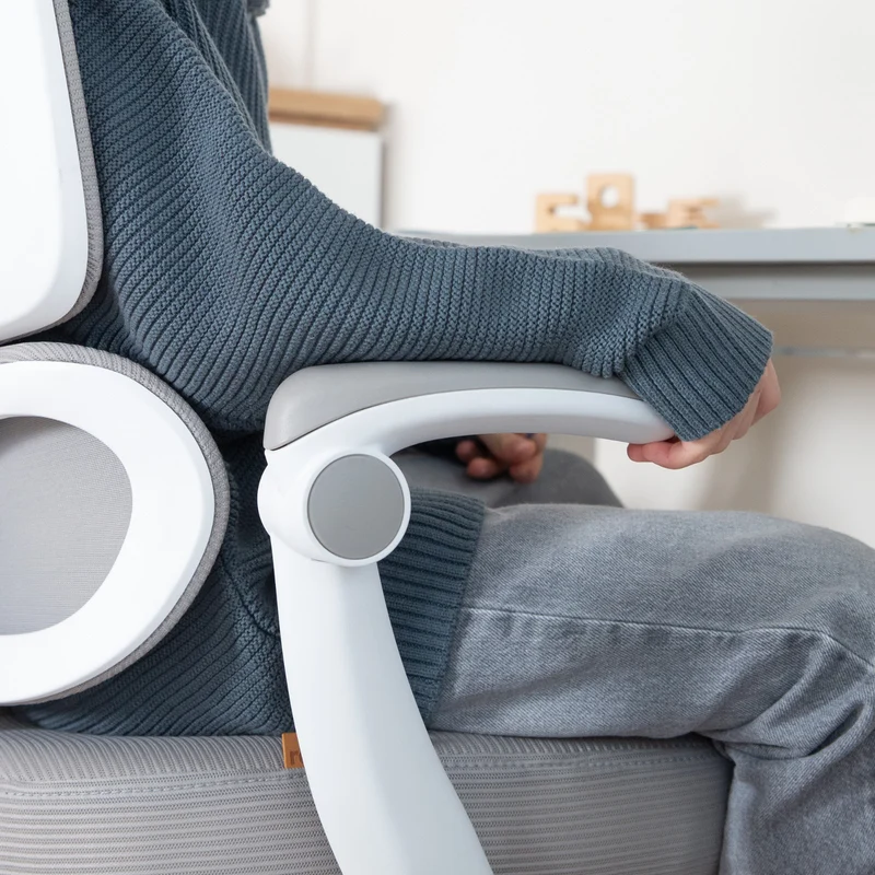 Armlehnen-Set Smart Grow - Zubehör für roba Kinder-Bürostuhl der Serie Smart Grow - Aus Kunststoff - Grau