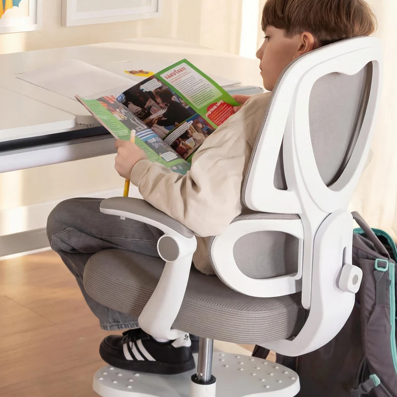 Armlehnen-Set Smart Grow - Zubehör für roba Kinder-Bürostuhl der Serie Smart Grow - Aus Kunststoff - Grau