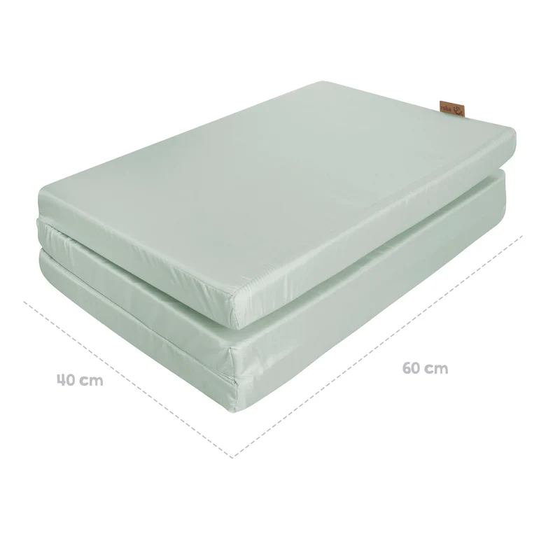 Reisebettmatratze 60 x 120 cm 'roba Style frosty green' inkl. Tragetasche