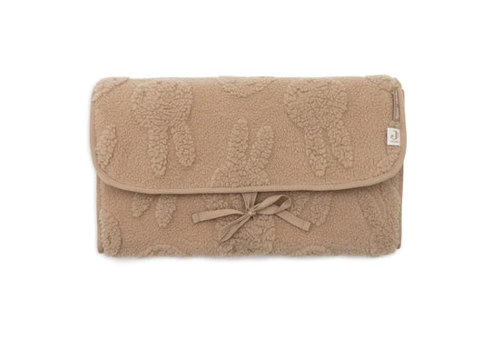 Tapis à Langer nomade Miffy Jacquard Teddy - Biscuit