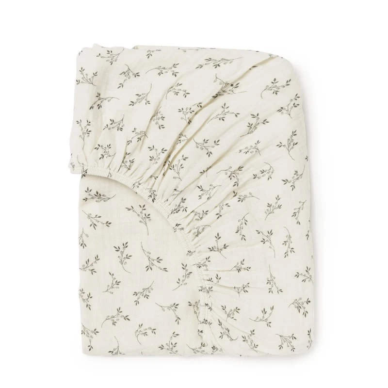 Drap-housse cododo - fleur d'olivier