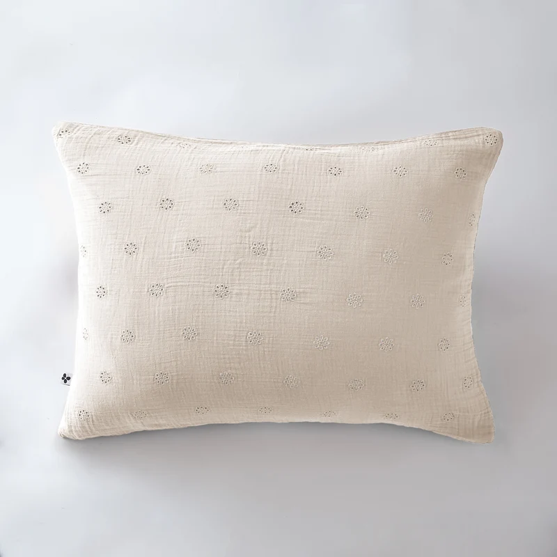 Taie d’oreiller 50 x 70 cm Gaze de coton GAÏA BOHO Pampa