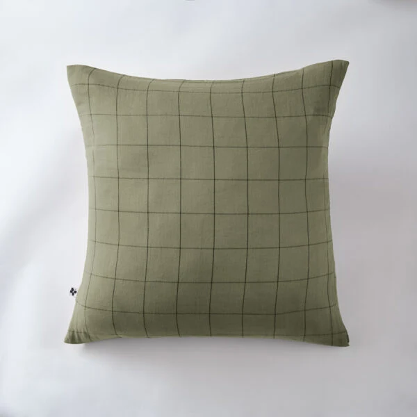 Taie d’oreiller 60 x 60 cm Gaze de coton GAÏA MATCH Romarin