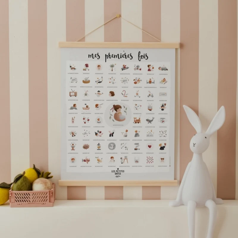 Affiche "Mes Premières Fois" - Atelier Oranger
