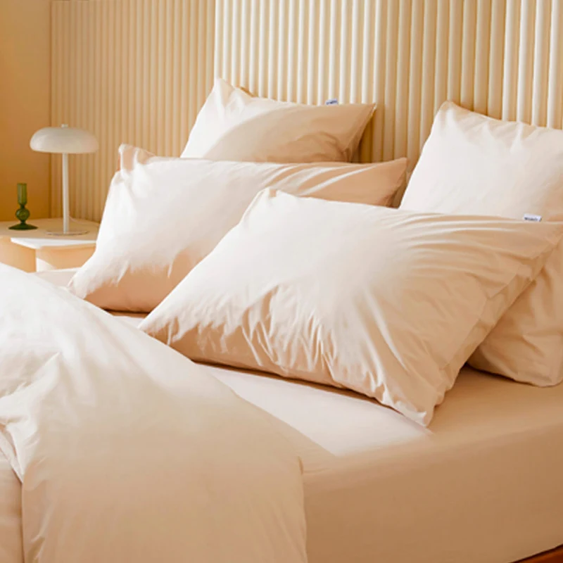 Pack taie et sous-taie en percale de coton bio