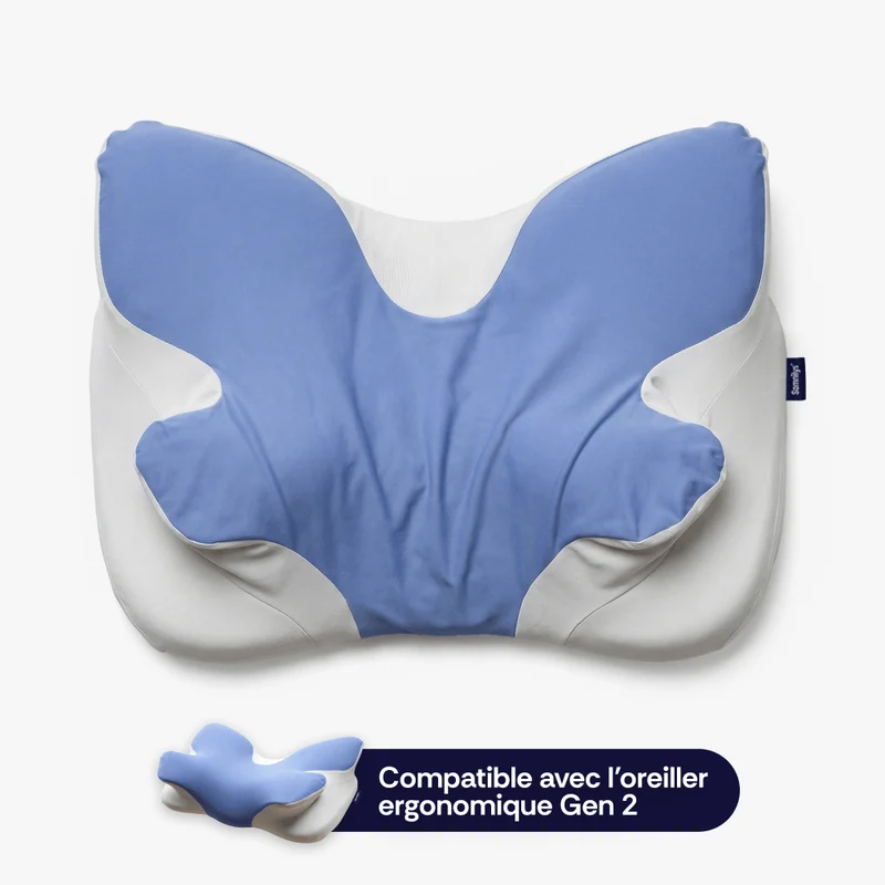 Taie IceSilk rafraîchissante pour oreiller ergonomique Somnilys Gen 2