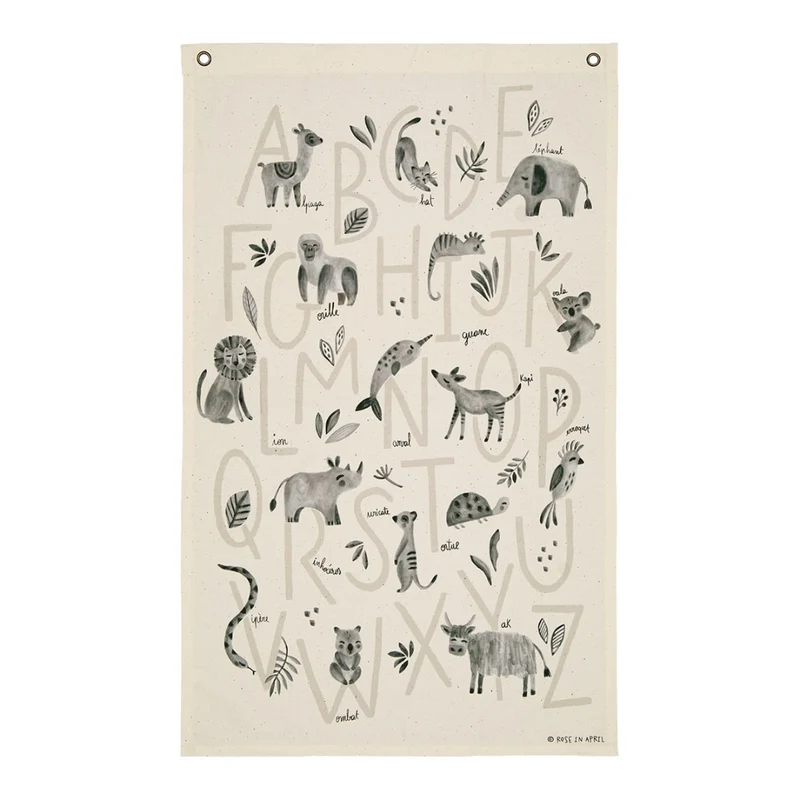 Abécédaire sur toile