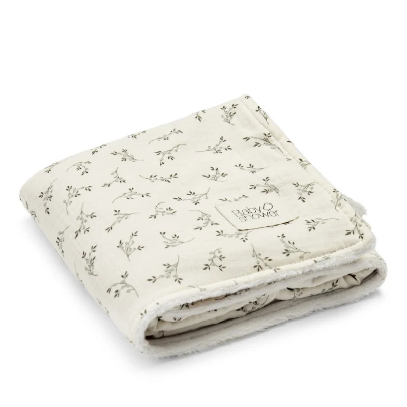 Couverture polaire - Fleur d'olivier