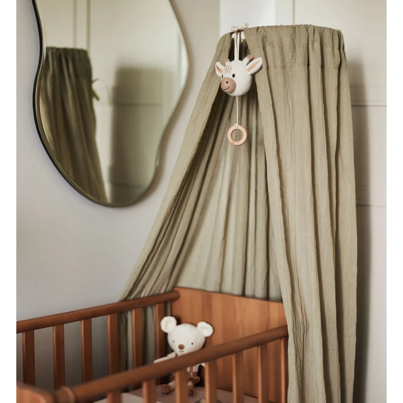 Ciel de lit vert olive