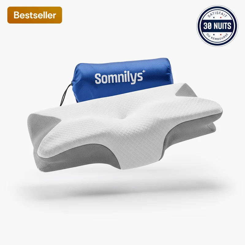 Oreiller ergonomique cervical à mémoire de forme Gen. 1