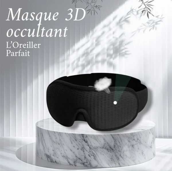 Masque de Nuit 3D Occultant - Confort