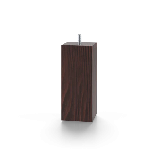 Set 4 pieds Carré Wenge